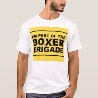 T-shirt Je fais partie DE LA BRIGADE de BOXEUR