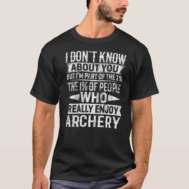 T-shirt Je fais partie du 1% des personnes qui ont vraimen (Devant)