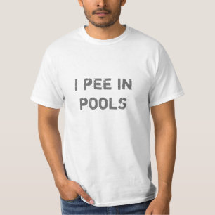T-shirt Je fais pipi dans les piscines