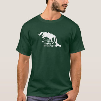 T-shirt Je Fais Tous Mes Propres Stunts Cheval garçon