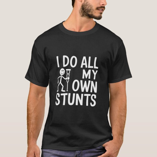 T-shirt Je Fais Tout Mon Propre Humour De Têtes (Devant)