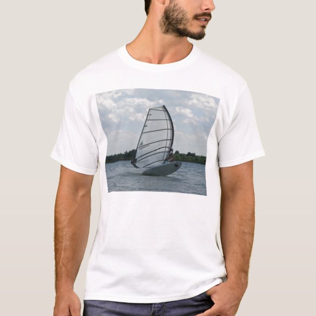 T-shirt Je FERAIS DE LA PLANCHE À VOILE PLUTÔT (Devant)