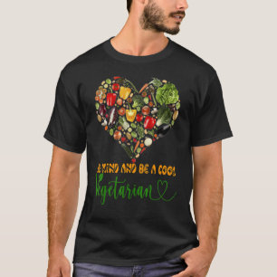 T-shirt Je fonctionne avec des légumes, soyez gentil et so