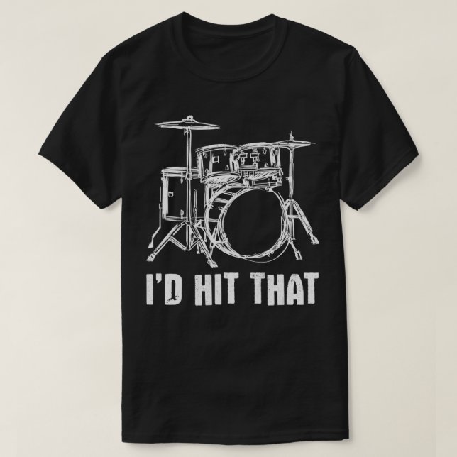 T-shirt Je Frapperais Ce Tambour À Tambour À Tambour (Design devant)