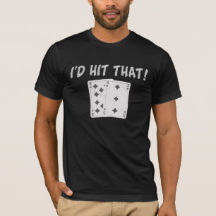 T-shirt Je frapperais ce tee - shirt de nerf de boeuf