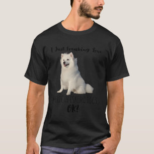 T-shirt Je Freaking Aimer Les Chiens Américains D'Esquimau