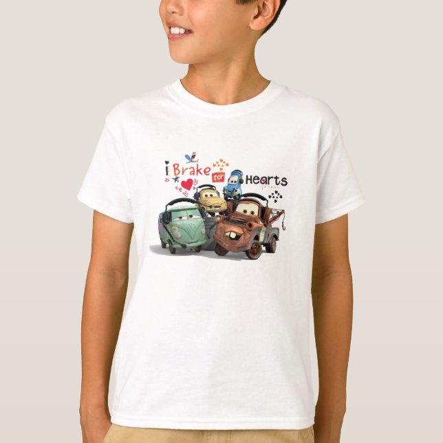 T-shirt Je freine pour les coeurs (Devant)