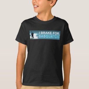T-shirt Je Freins Pour Sasquatch