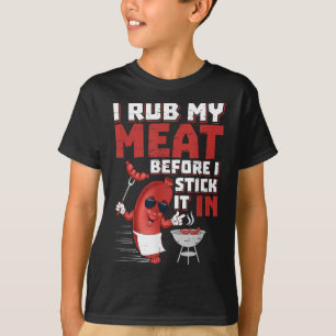 T-shirt Je Frotte Ma Viande Avant De La Sticoter En Design