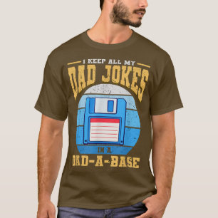 T-shirt Je Garde Mon Père Blagues Dans Papa Base Relation