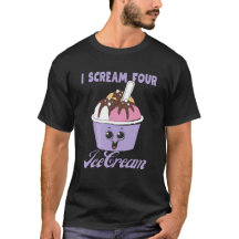 Je hurle Quatre Crème de glace Enfants Garçon Fill