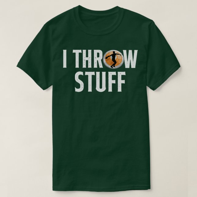 T-shirt Je Jette Stuff Discus Track Et Field Athlete Thon (Design devant)