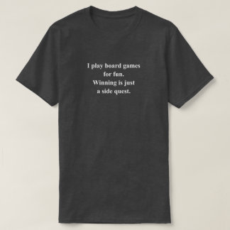 T-shirt Je Joue Aux Jeux De Société Phrase Drôle Avec Text