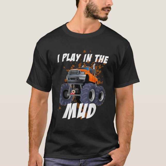 T-shirt Je Joue Dans La Boue Drôle Boue Boue Boue Bogging (Devant)