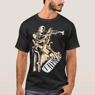 T-shirt Je Joue De La Musique Jazz
