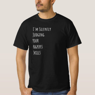 T-shirt Je juge en silence vos compétences en matière de t