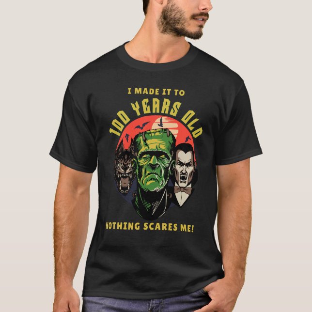 T-shirt Je l'ai fait à 100 ans Citer drôle Sarcastique (Devant)