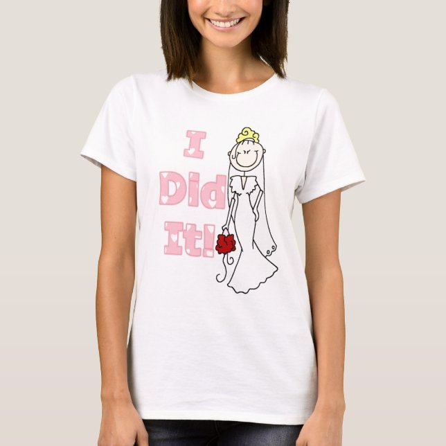 T-shirt Je L'Ai Fait Mariage (Devant)