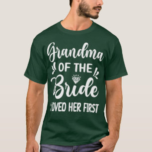 T-shirt Je l'aimais d'abord Grand-mère de la mariée Salon
