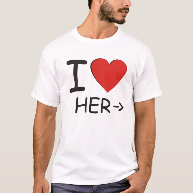 T-shirt Je L'Aime (Devant)