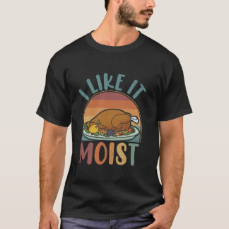 T-shirt Je L'Aime Humist Funny Thanksgiving Dinn Dinn Dinn