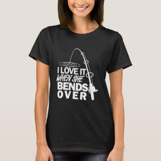 T-shirt Je L'Aime Quand Elle Se Baise Sur La Pêche Drôle