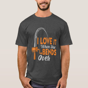 T-shirt Je L'Aime Quand Elle Tire Sur Des Pêcheurs Drôle 