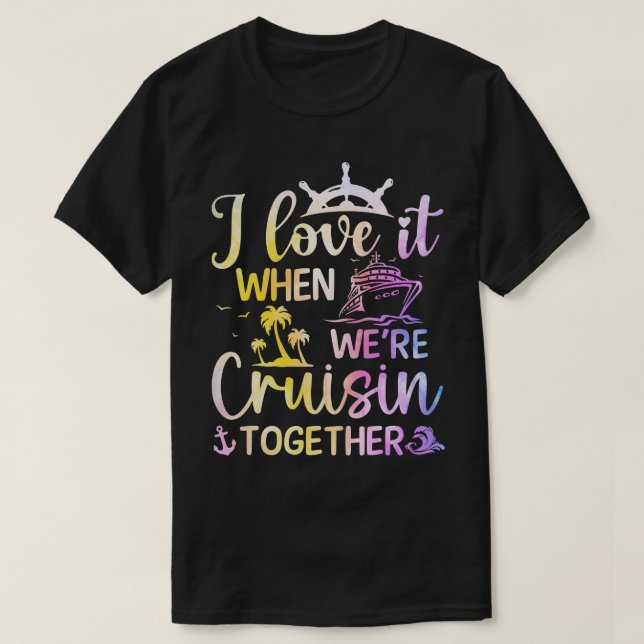 T-shirt Je L'Aime Quand Nous Croisons Ensemble (Design devant)
