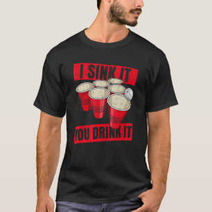 T-shirt Je L'Aime Vous Buvez Citation Pour Un Champ De Pon
