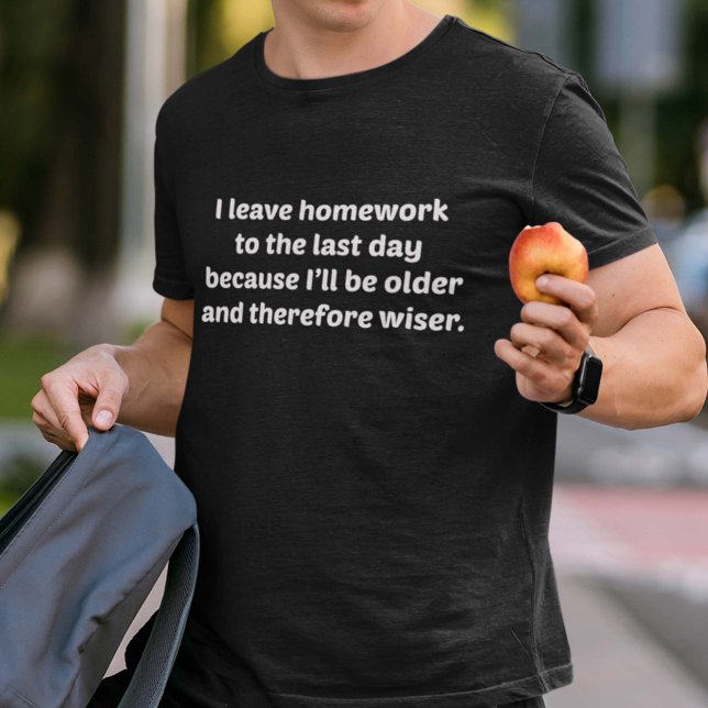 T-shirt Je Laisse Le Travail À La Dernière Journée (Créateur téléchargé)