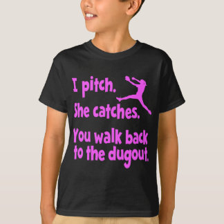 T-SHIRT JE LANCE, ELLE ATTRAPE