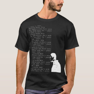 T-shirt Je le déteste ici 1