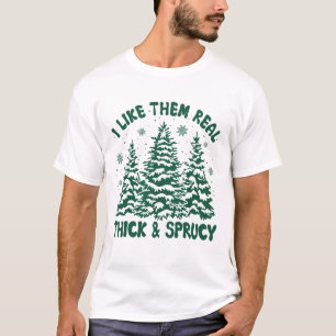 T-shirt Je les aime vraiment épais et Sprucy