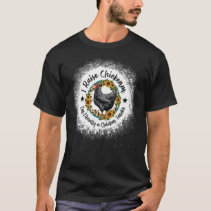 T-shirt Je lève du poulet Je suis littéralement un vendeur