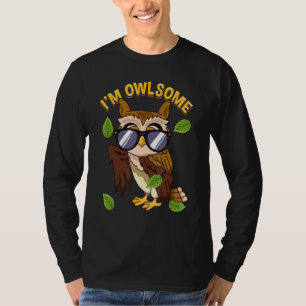 T-shirt Je M Owsome Cute Owl Lover Pun Drôle Hommes Femmes