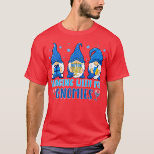 T-shirt Je M'Accroche Avec Mes Gnomies Hanoukka Dreidel Ch