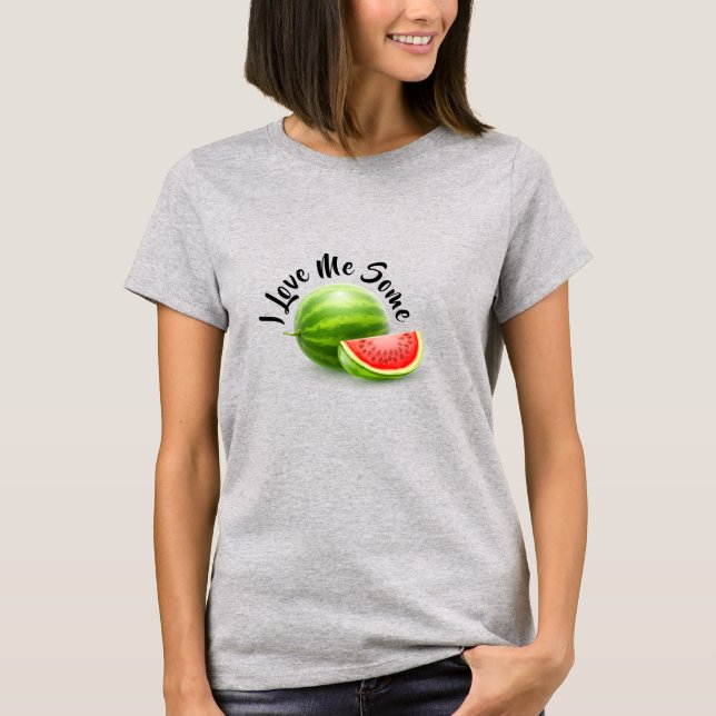 T-shirt Je M'Aime Un Peu De Pastèque (Devant)