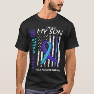 T-shirt Je Manque Mon Fils Sensibilisation Au Suicide Prév