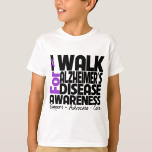 T-shirt Je marche pour la conscience de maladie
