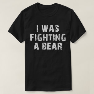 T-shirt je me battais contre une blessure à la survie de l
