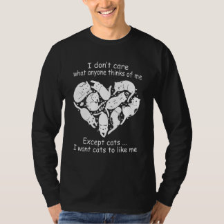 T-shirt Je Me fiche De Ce Que Quelqu'Un Pense De Moi, Sauf