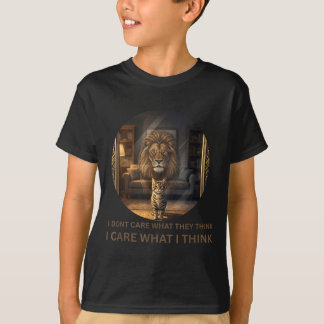 T-shirt Je me fiche de ce qu'ils pensent motivation