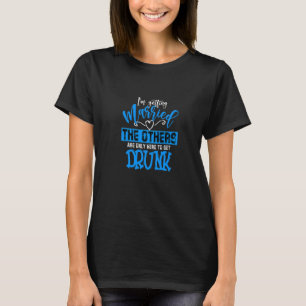 T-shirt Je me marie les autres se soûlent enterrement de v