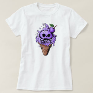 T-shirt Je me moque, crème glacée mignonne