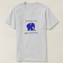 "Je me sens sans importance" Blue Elephant Humoris