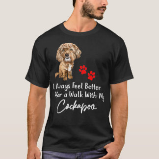 T-shirt Je me sens toujours mieux après une promenade avec