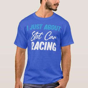 T-shirt Je me soucie juste de la fille de hobby de course