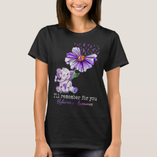 T-shirt Je me souviendrai de vous La sensibilisation à la 