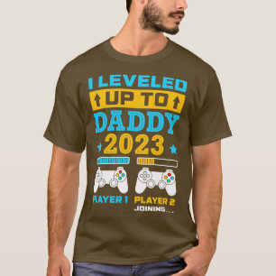 T-shirt Je me suis nivelé à papa 2023 Bientôt être papa Pè