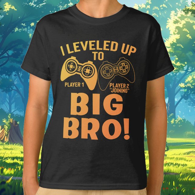 T-shirt Je Me Suis Rendu À Big Bro (I Leveled Up To Big Bro T-Shirt for Gamers)